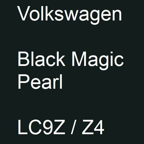 Volkswagen, Black Magic Pearl, LC9Z / Z4.